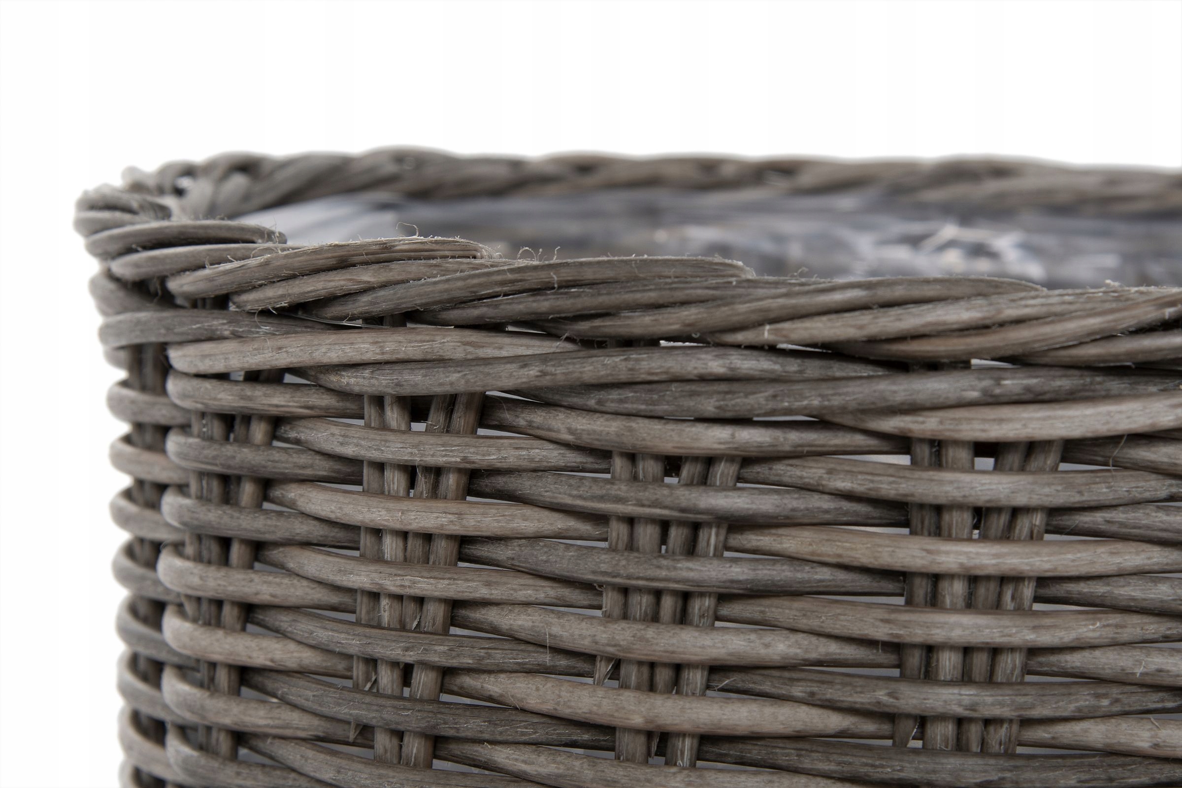 Donica kosz ogrodowa technorattan 29 x 29 x 32 cm Marka inna