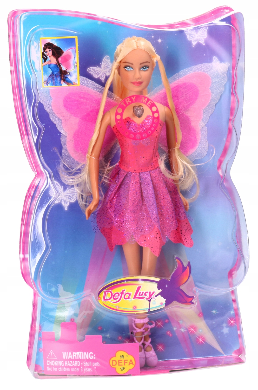 lalka  ze świecącymi skrzydłami ELF 29cm — 5