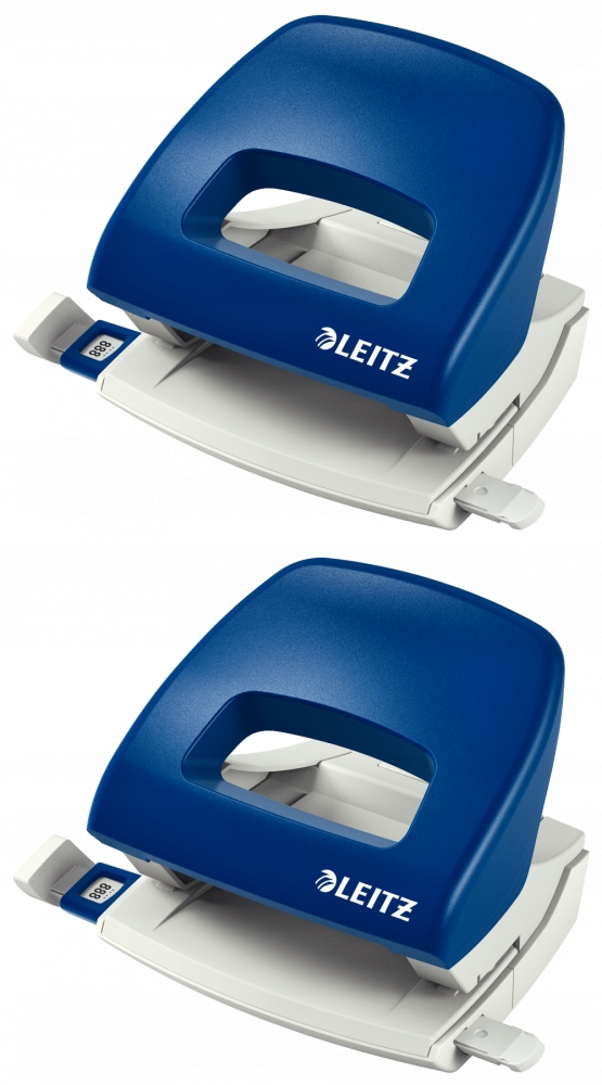 Dziurkacz Leitz New NeXXt 16 kartek niebieski x2