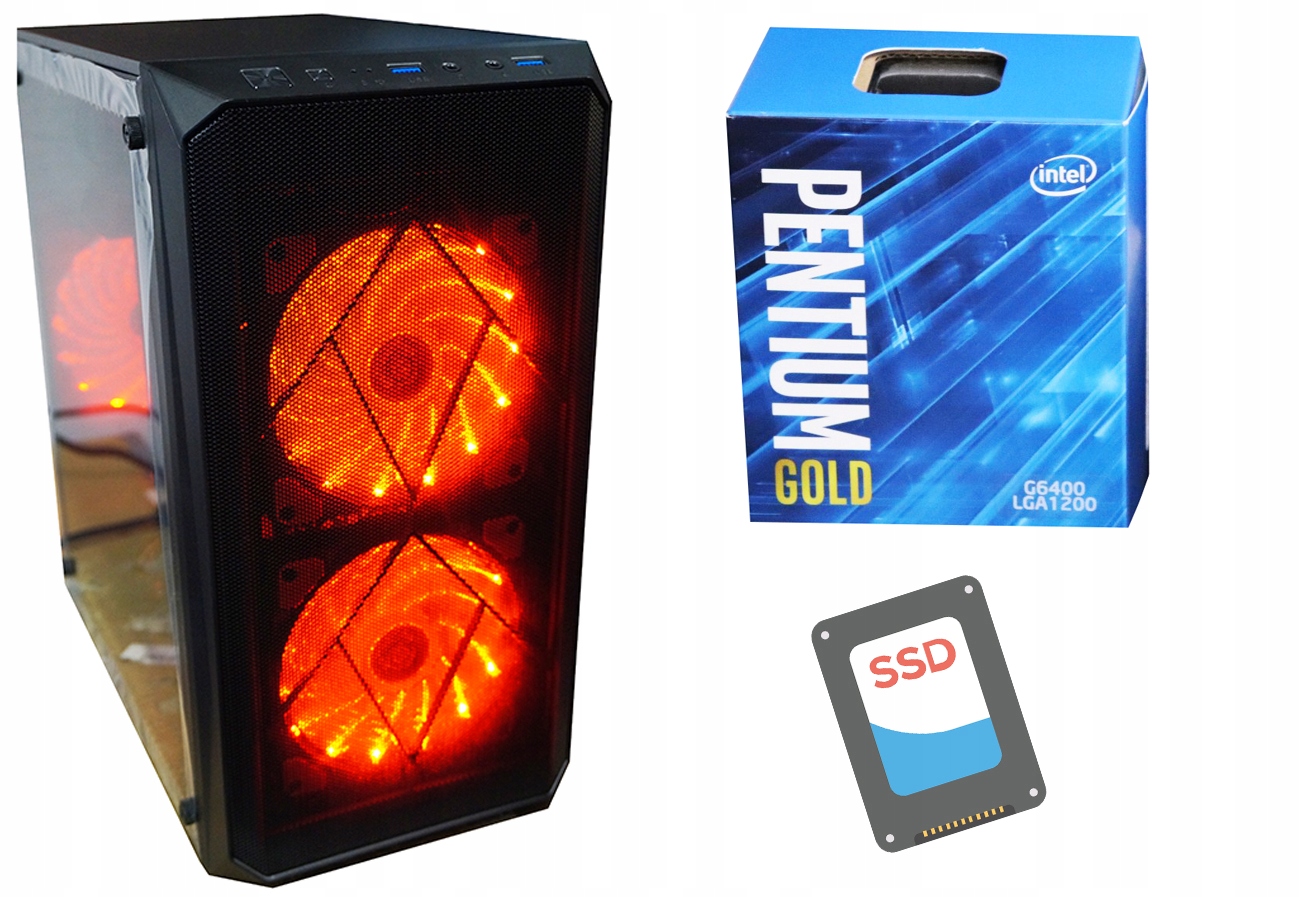 Počítač Pro Hru 4x4 Ghz Bez Karty Grafiky Ssd 8GB