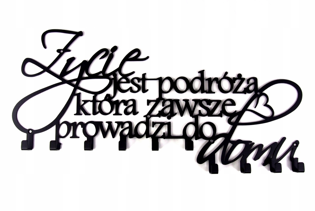 

Wieszak do przedpokoju na ubrania Polska Sentencja