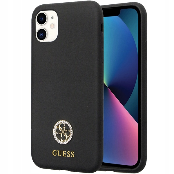 Pouzdro Pro Iphone 11 Xr Guess Silicone Logo Strass 4G