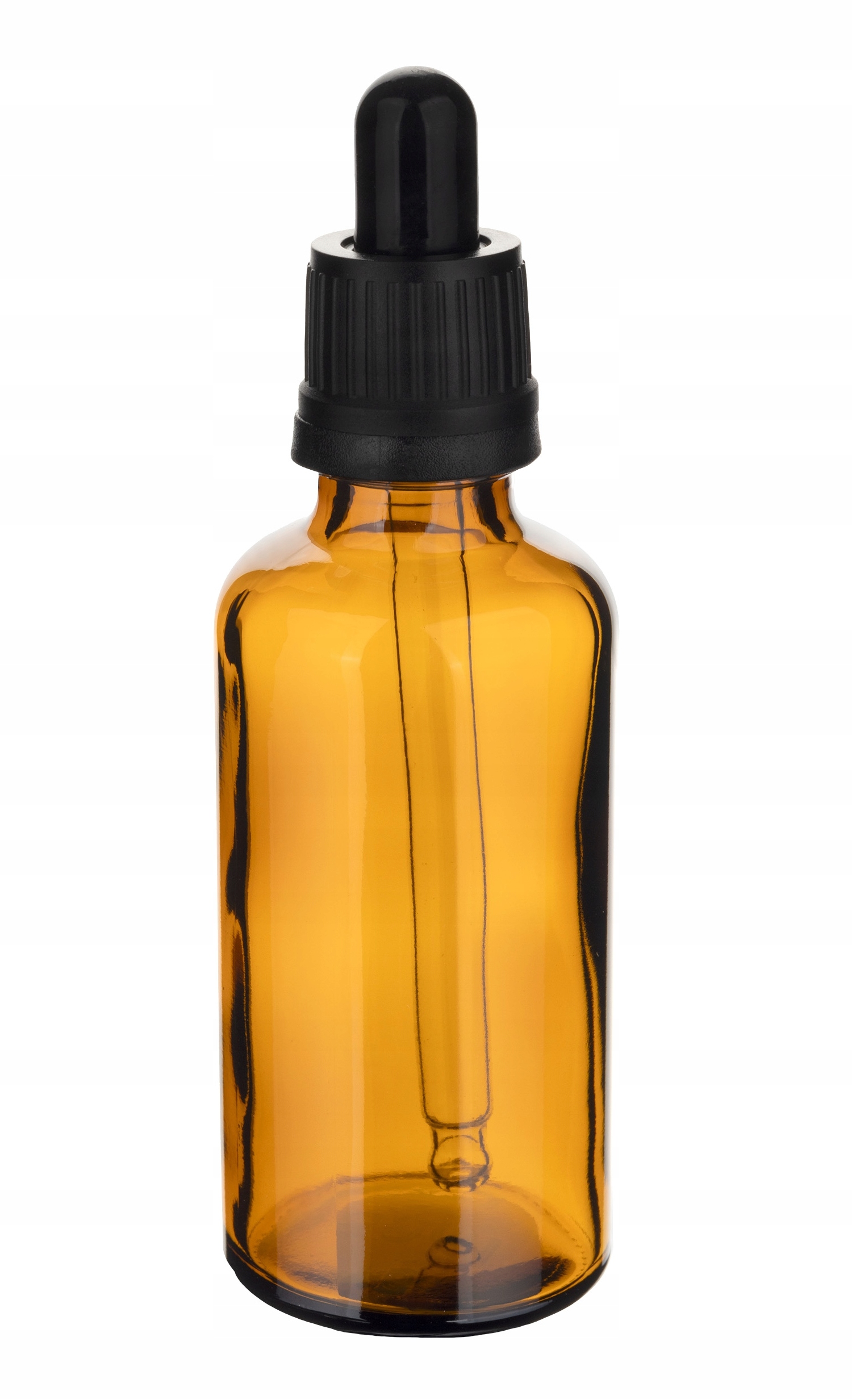 Skleněná láhev bronzová 50 ml s pipetou Zakraplacz!