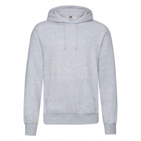 Pánská mikina s kapucí Hooded Sweat Fruit of the Loom Heather Grey 3XL