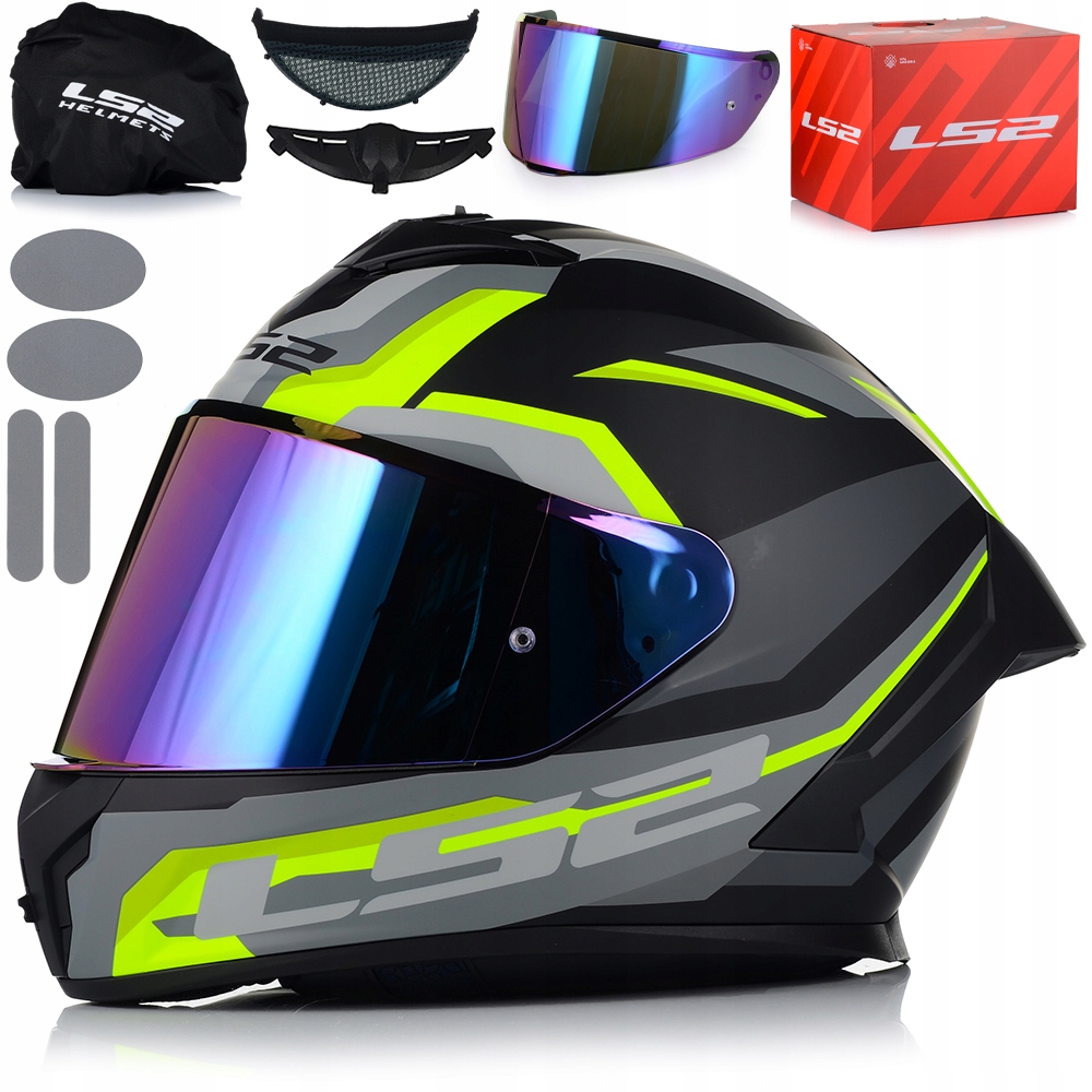 Motocyklová Prilba LS2 FF820 Rapid III System Pinlock Ecer 22.06 2x Sklo