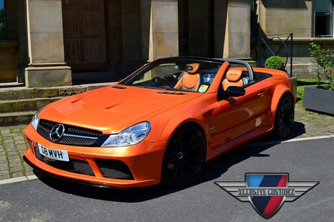 MERCEDES SL R230 BODY KIT BLACK + SERIES SPOILER Typ samochodu Samochody osobowe