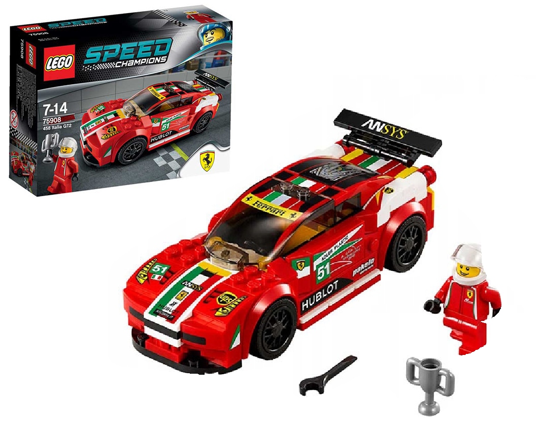 LEGO 75908 LEGO Speed Champions 75908 458 Italia GT2 + GRATIS