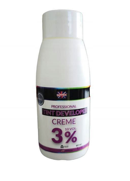 17 x Ronney Professional Creme oxidovaná voda na obočí a řasy 3% 10vol. 60 Ml