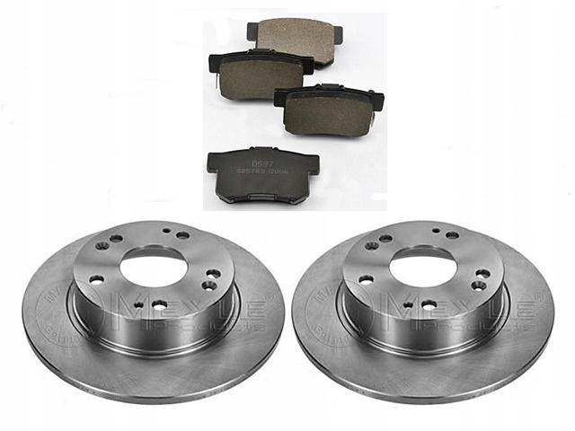 Kotouče brzdové destičky zadní Honda Accord VII 7 Tourer 2002-2008 kombi