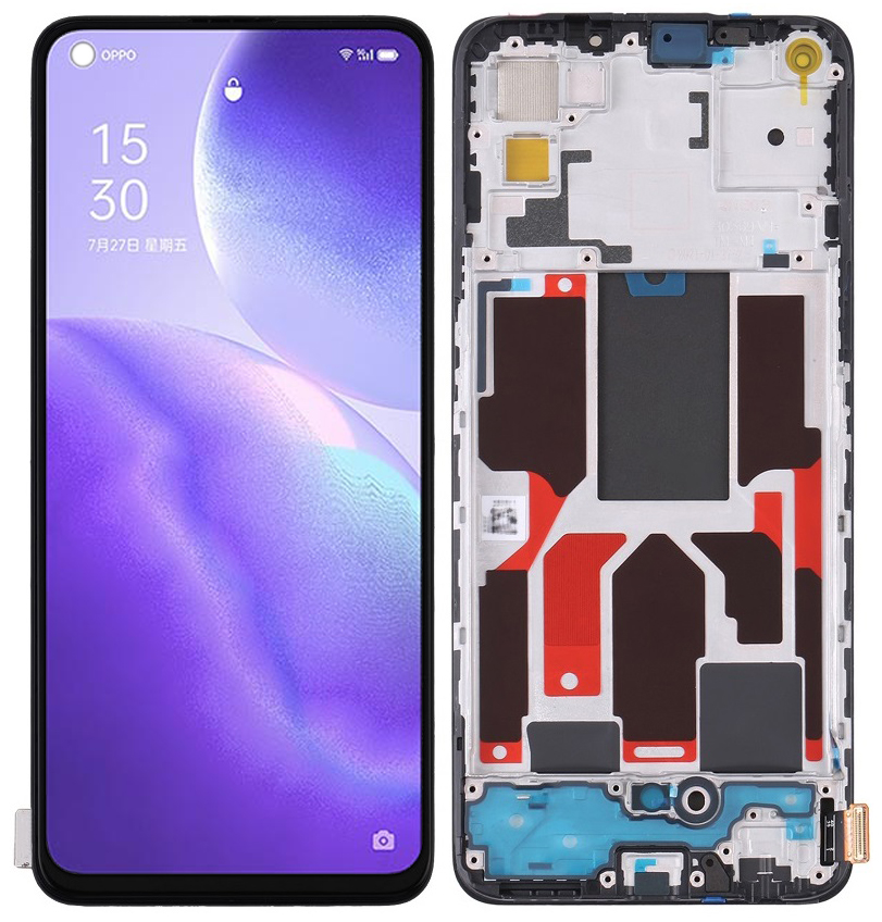 InCell Do Oppo Reno 5 5G LCD displej Rámeček