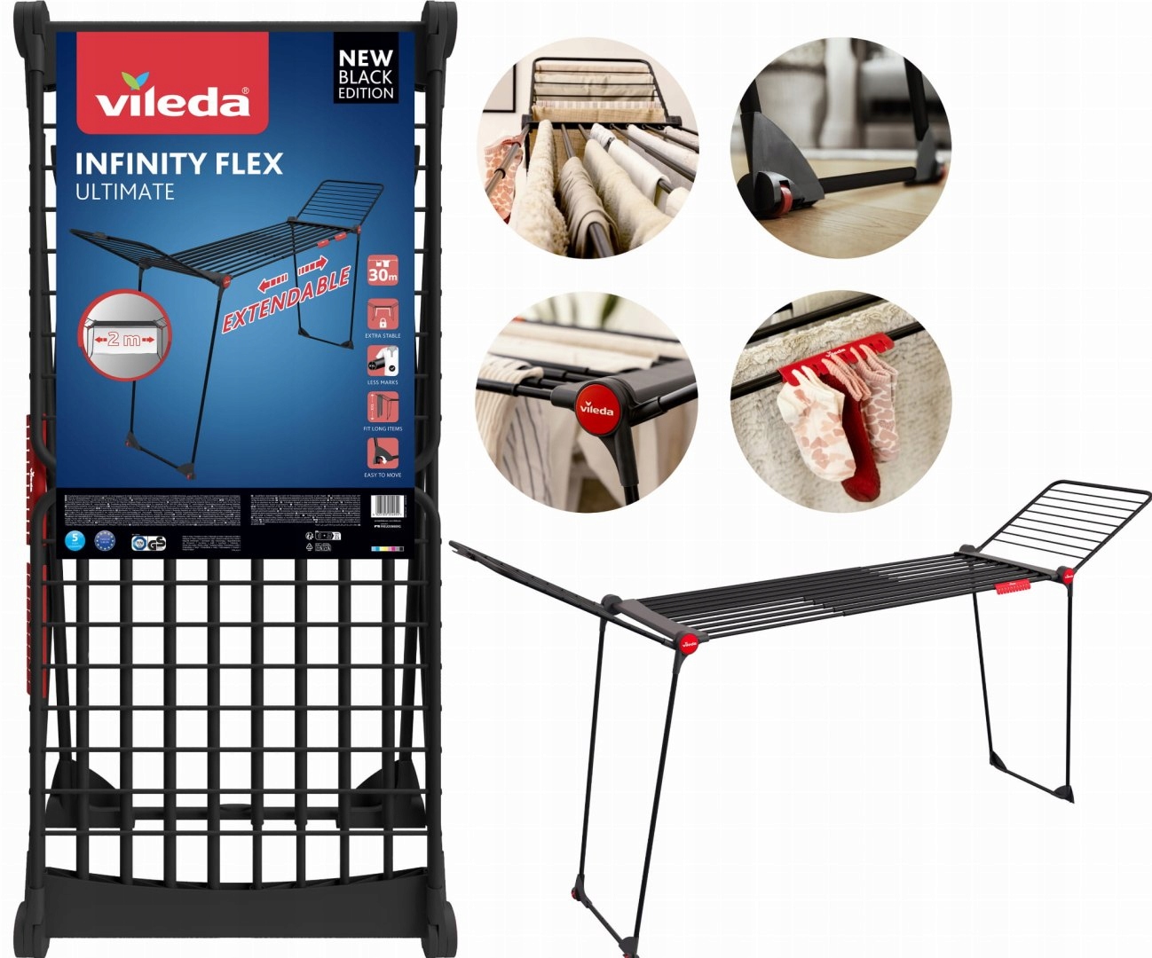 Levně Sušák Vileda Infinity Flex Ultimate