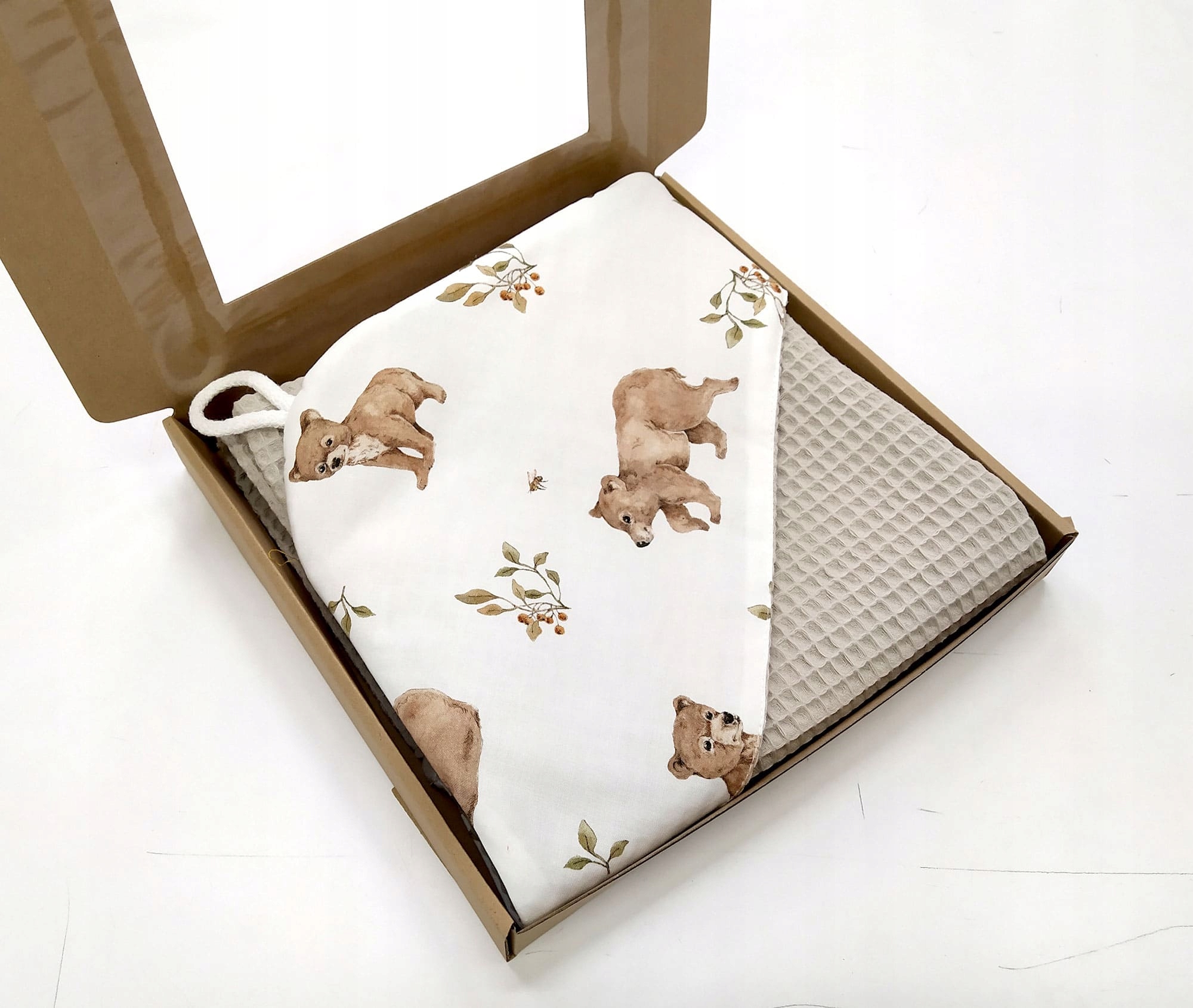 RĘCZNIK Z KAPTURKIEM OKRYCIE NIEMOWLĘCE WAFEL Marka inna marka