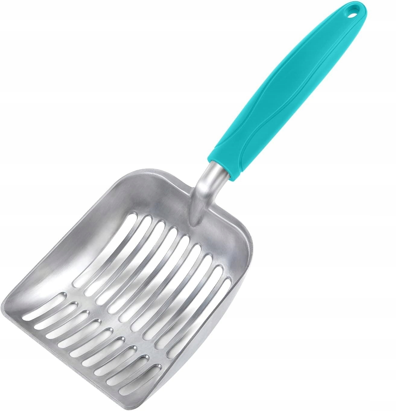 Levně Velká Kovová Lopatka Lopatka Na Záchod S Štěrkem Pro Kočky, Hluboká