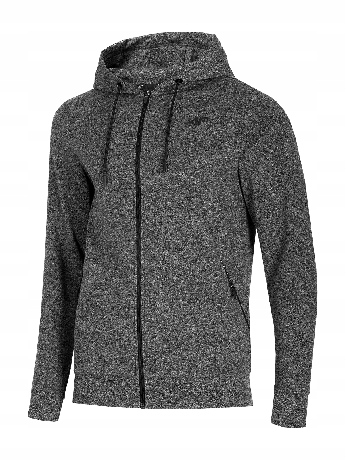 

4F Bluza Męska suwak kaptur Zasuwane Kieszenie L