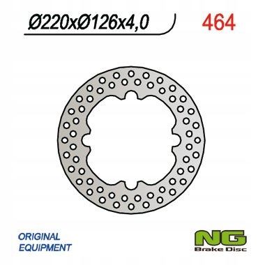 Ng Brzdový Kotúč Zadný Husqvarna Te/tc 99-12 (220X126X4)