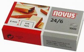 

Zszywki Novus 24/6 1000 sztuk miedziowane