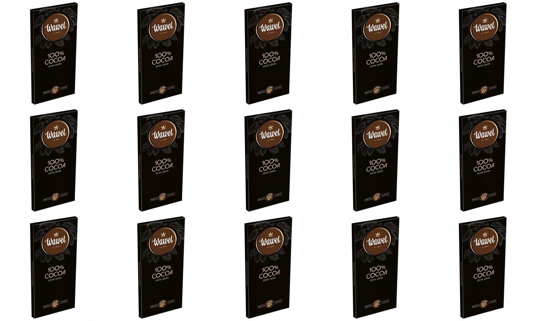 Levně 15 x 80 g Wawel Extra hořký 100% kakaový Karton