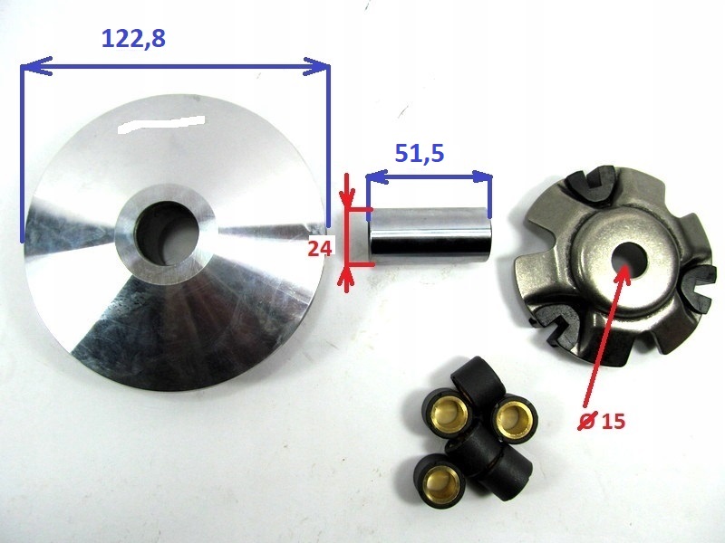 Wariator rolki HONDA 125 150 4T PANTHEON SH NES Numer katalogowy części 3TIMHSH0103