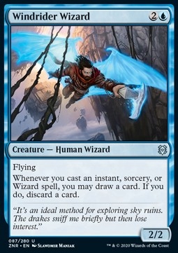 Windrider Wizard Zendikar Rising