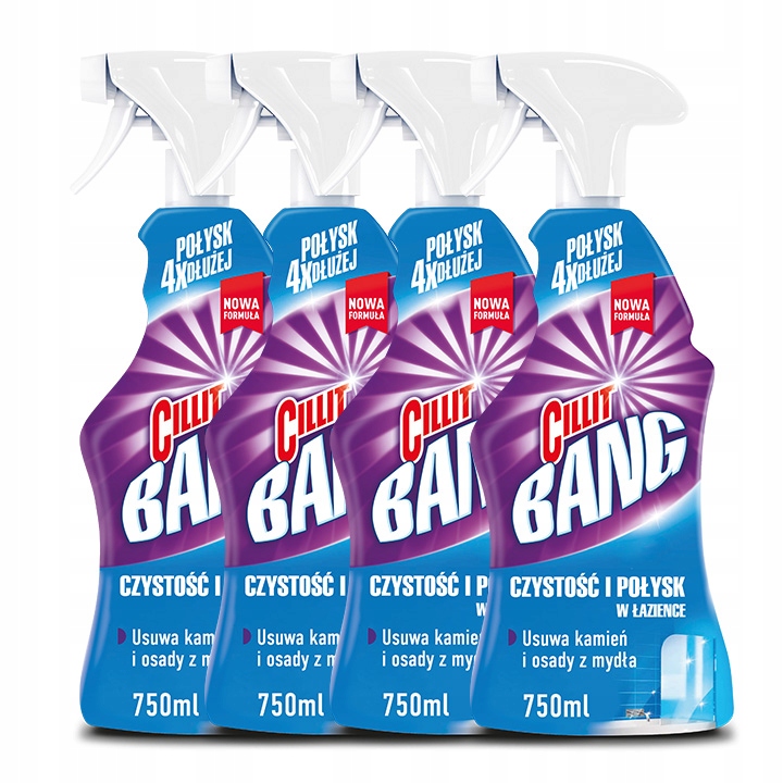 

Cillit Bang Power Czystość i Połysk w Łazience x4