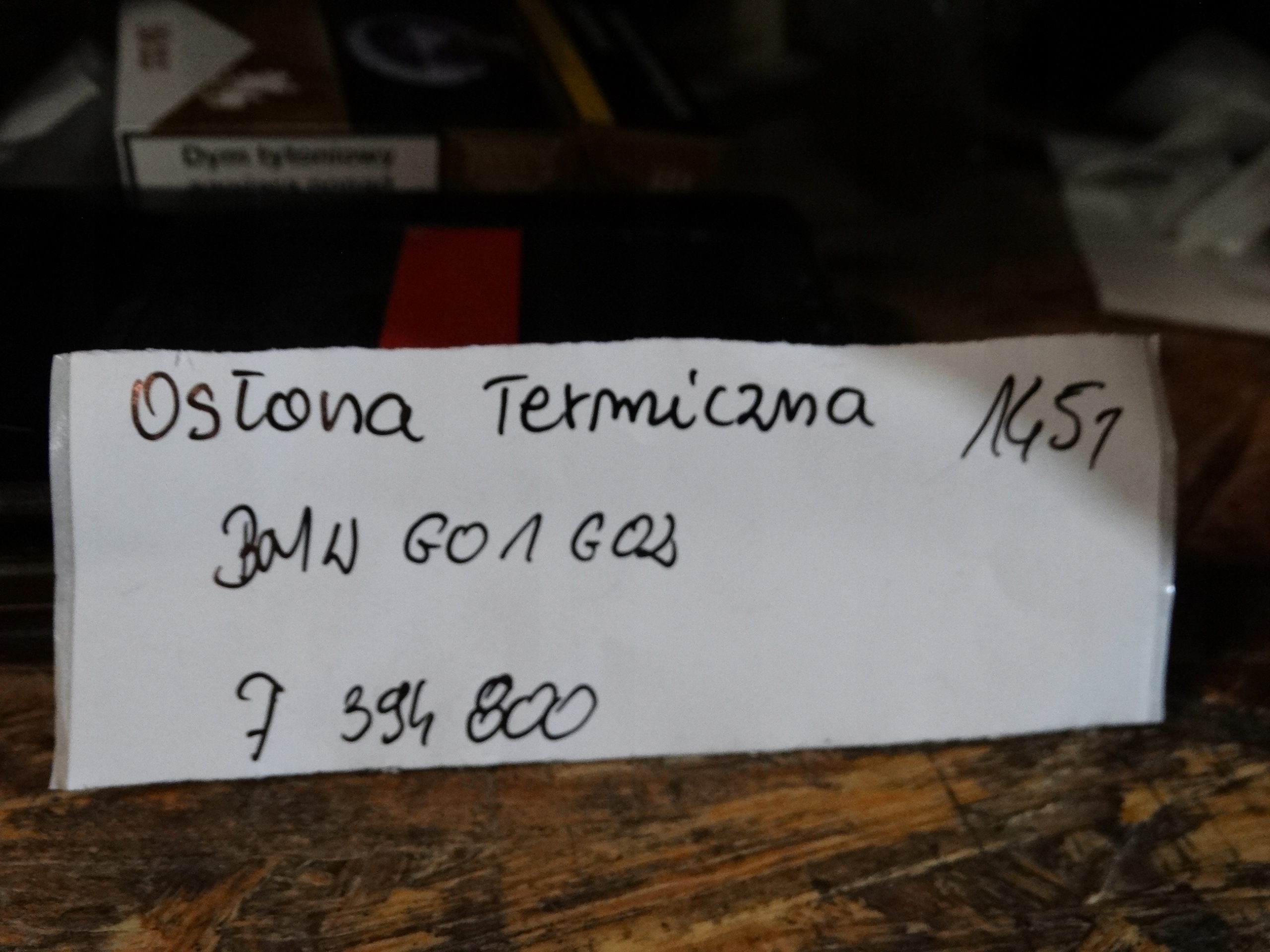 IDEALNA Blende Abdeckung TERMICZNA BMW G01 G02 1 9
