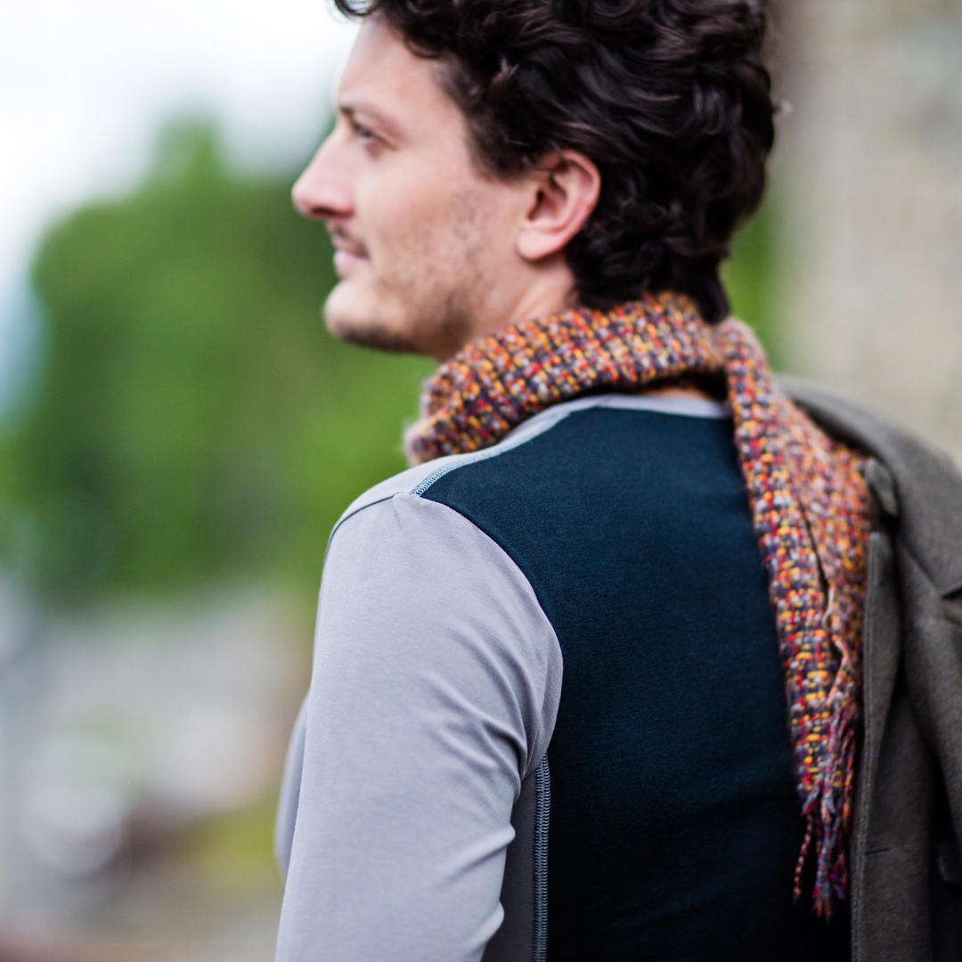 Koszulka męska termiczna MERINO WOOL ciepła XXL Rękaw długi rękaw