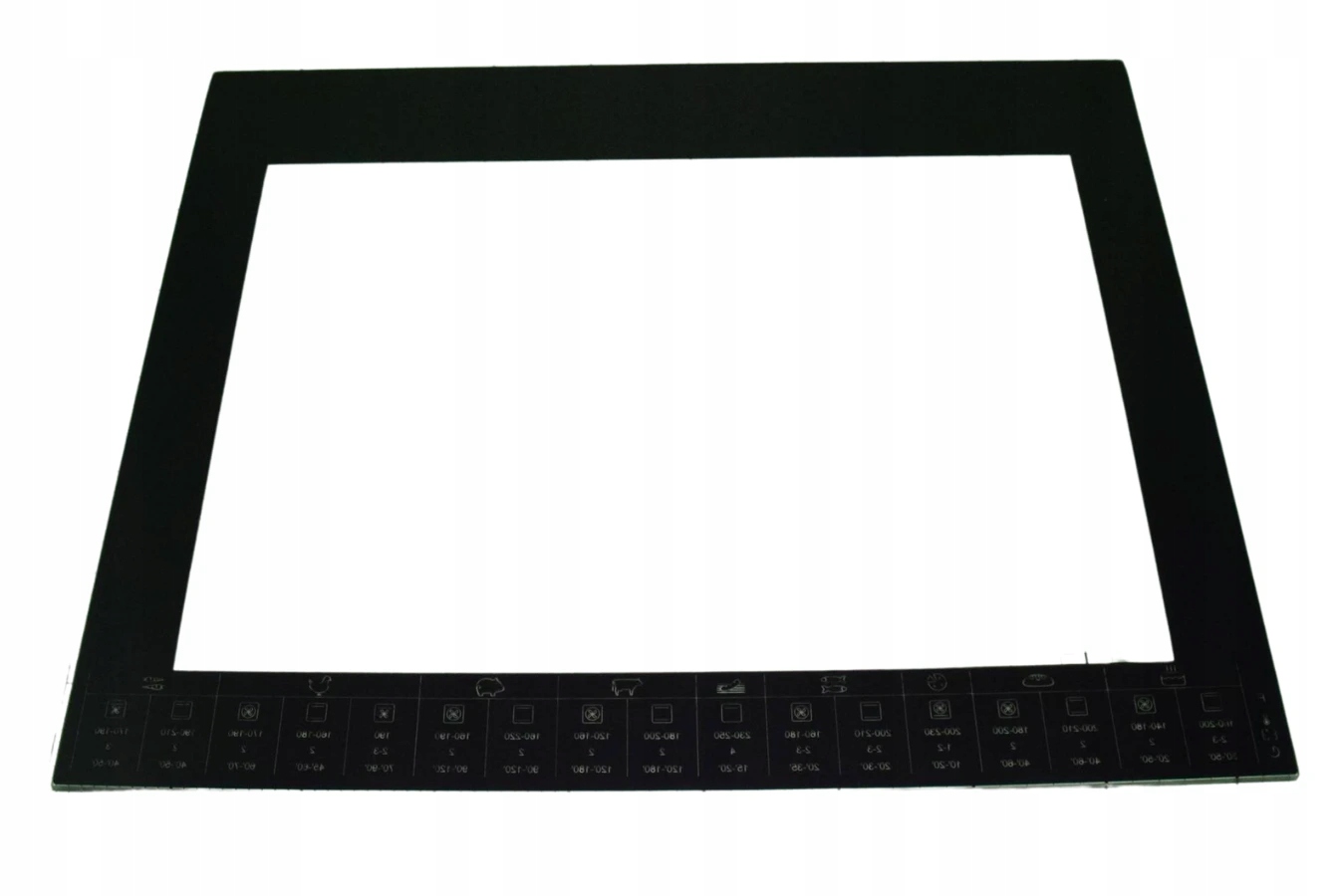 Szyba wewnętrzna drzwi do piekarnika Amica