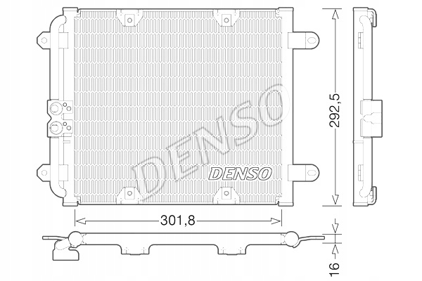 конденсатор кондиционера Audi R8 SPYDER 4.2 5.2 04.0 # pro+ Kit9