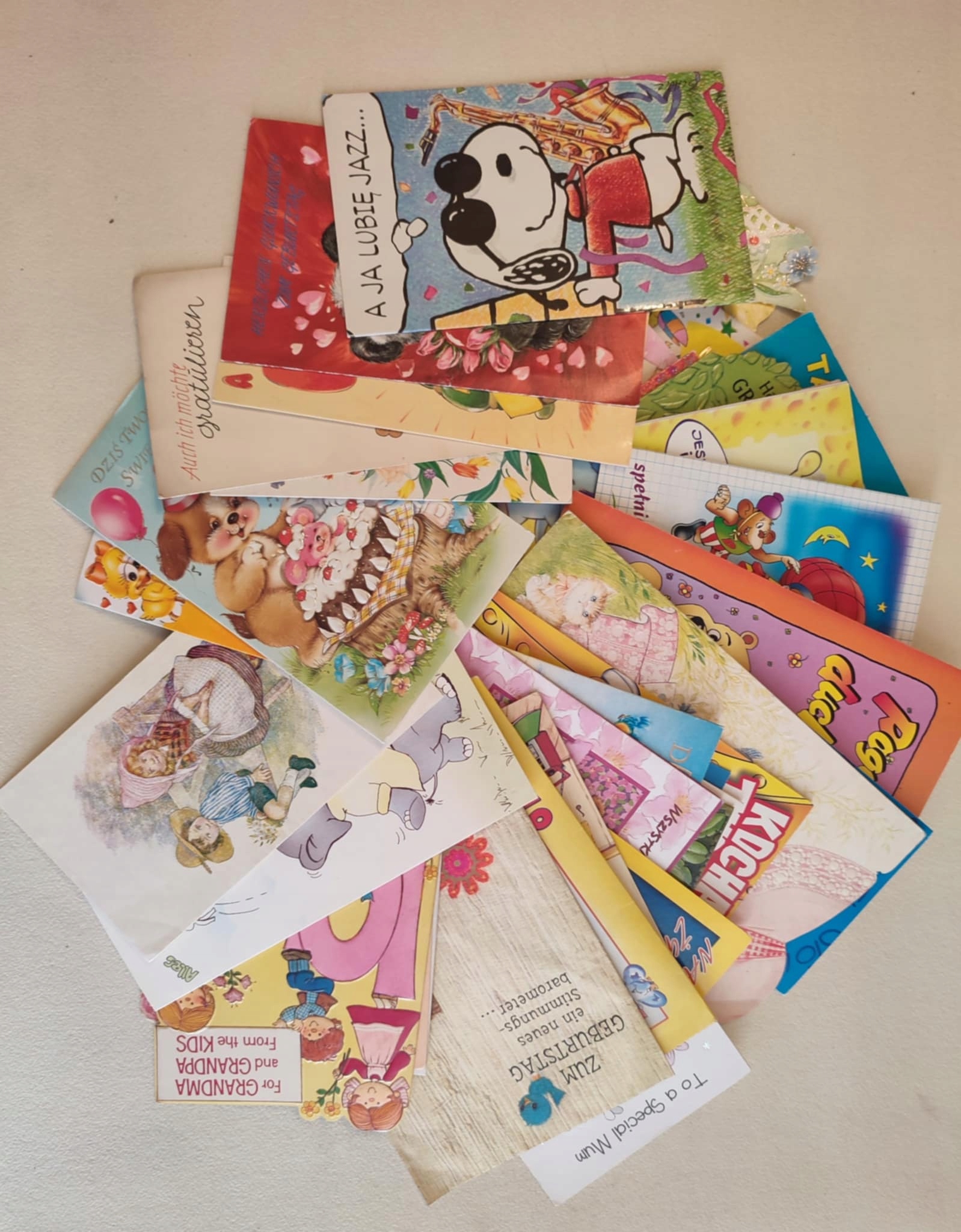 ZESTAW ŻYCZENIA KARNETY OKOLICZNOŚCIOWE POCZTÓWKI ZESTAW NR5 50 szt.