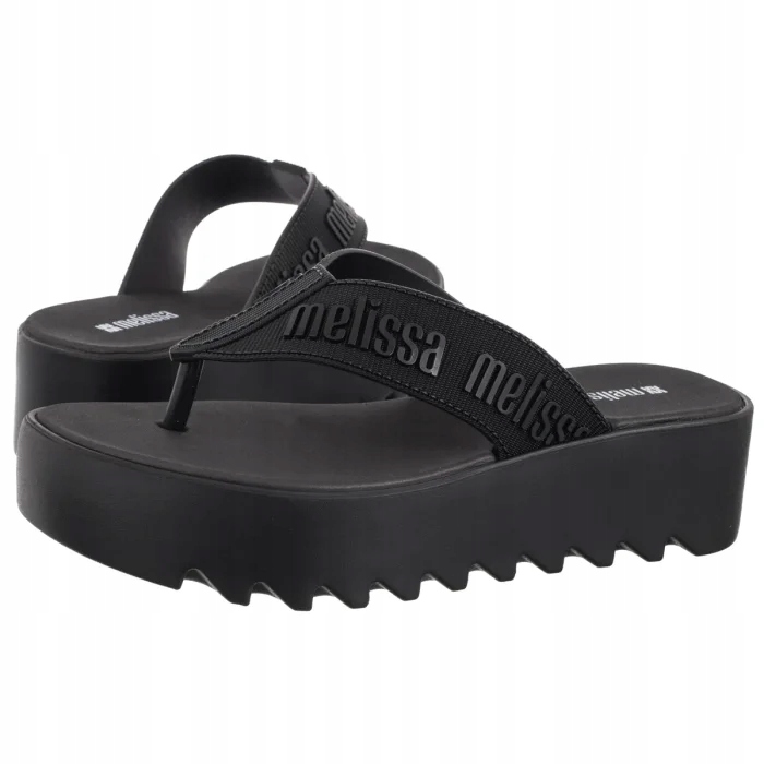 Dámské boty Japonky Melissa M Lover Thong Platform 37914 Black Černé