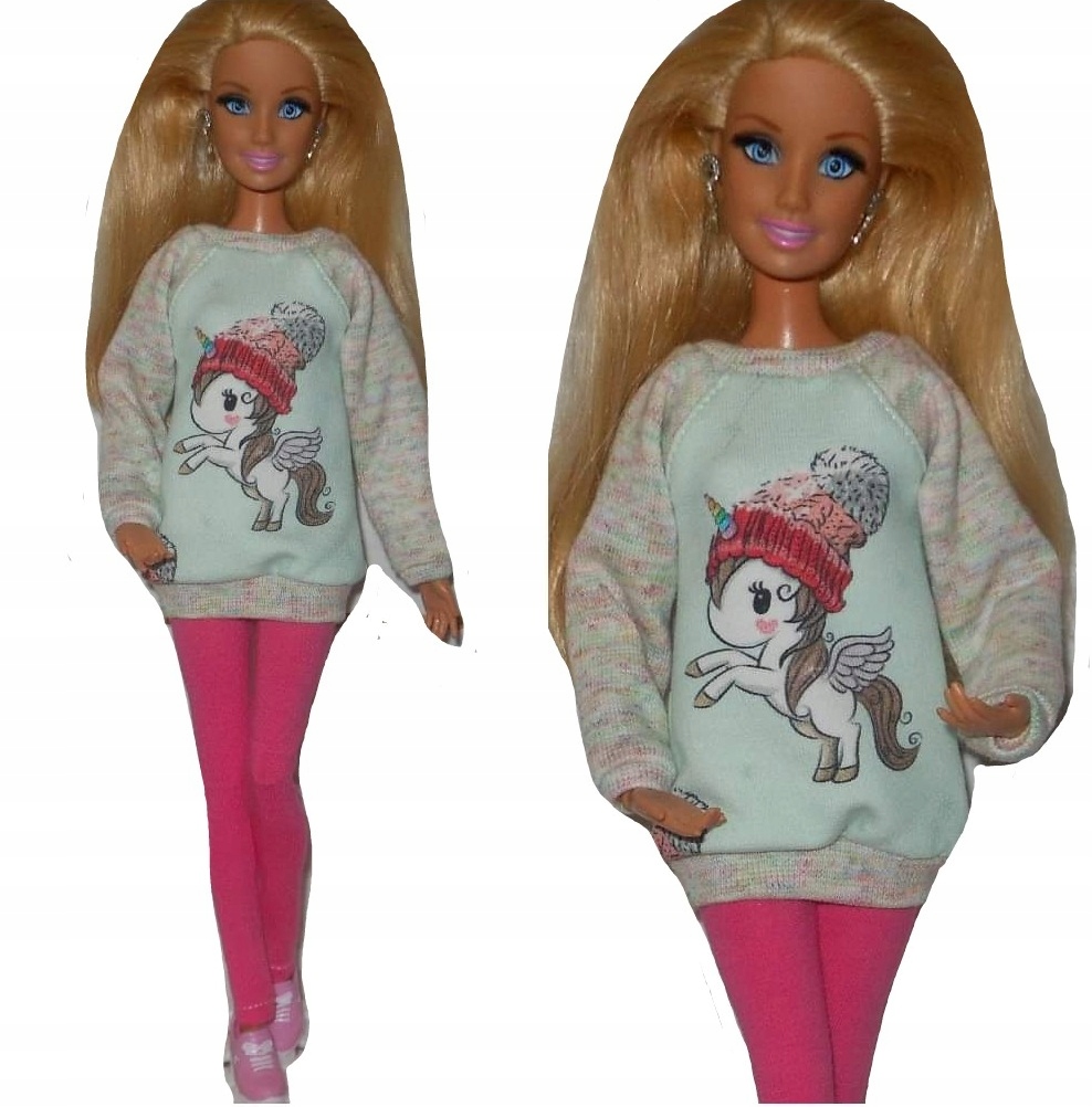 

Ubranka dla lalek Bluza i getry