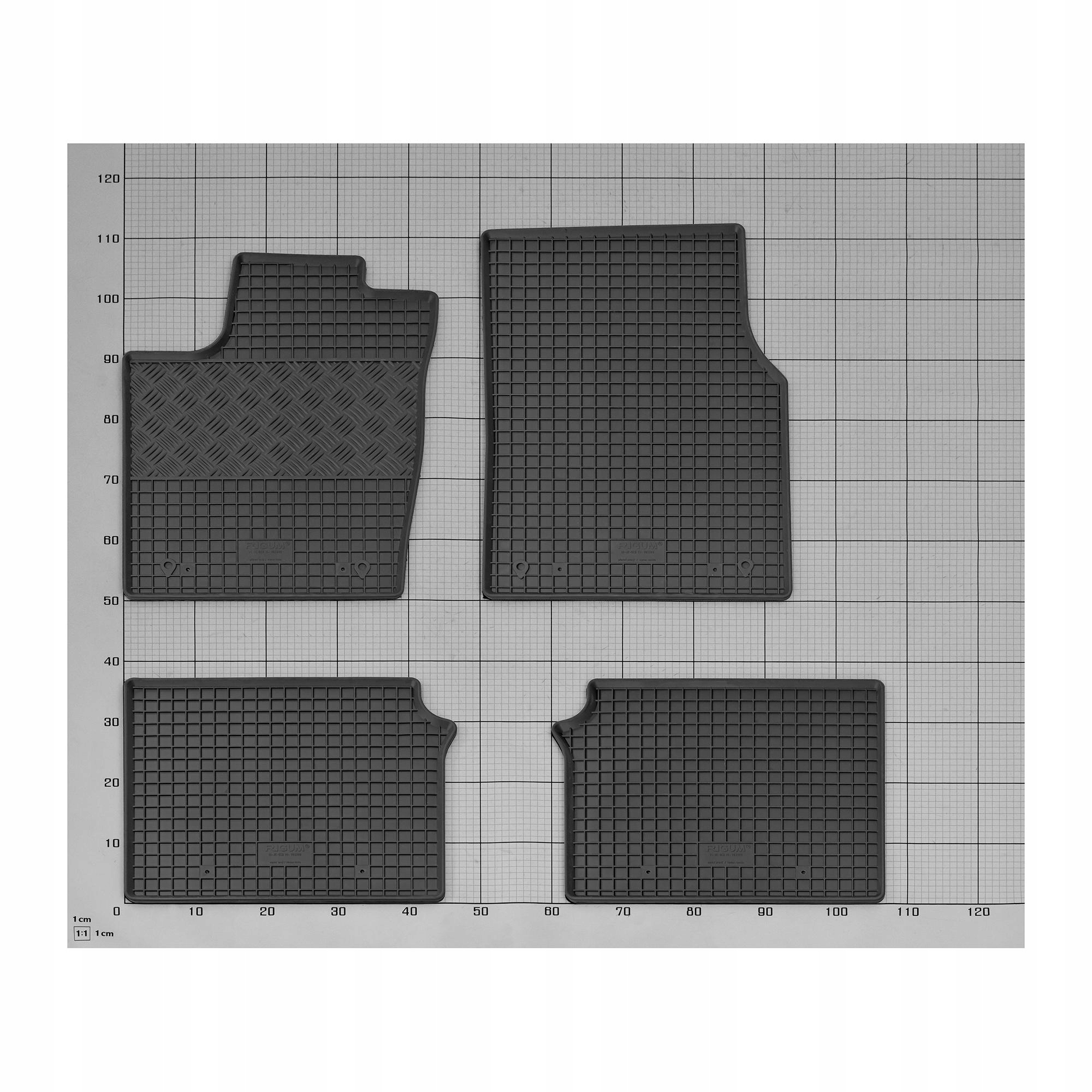 Zestaw dywaników do DODGE Durango od 2011 Waga produktu z opakowaniem jednostkowym 8 kg