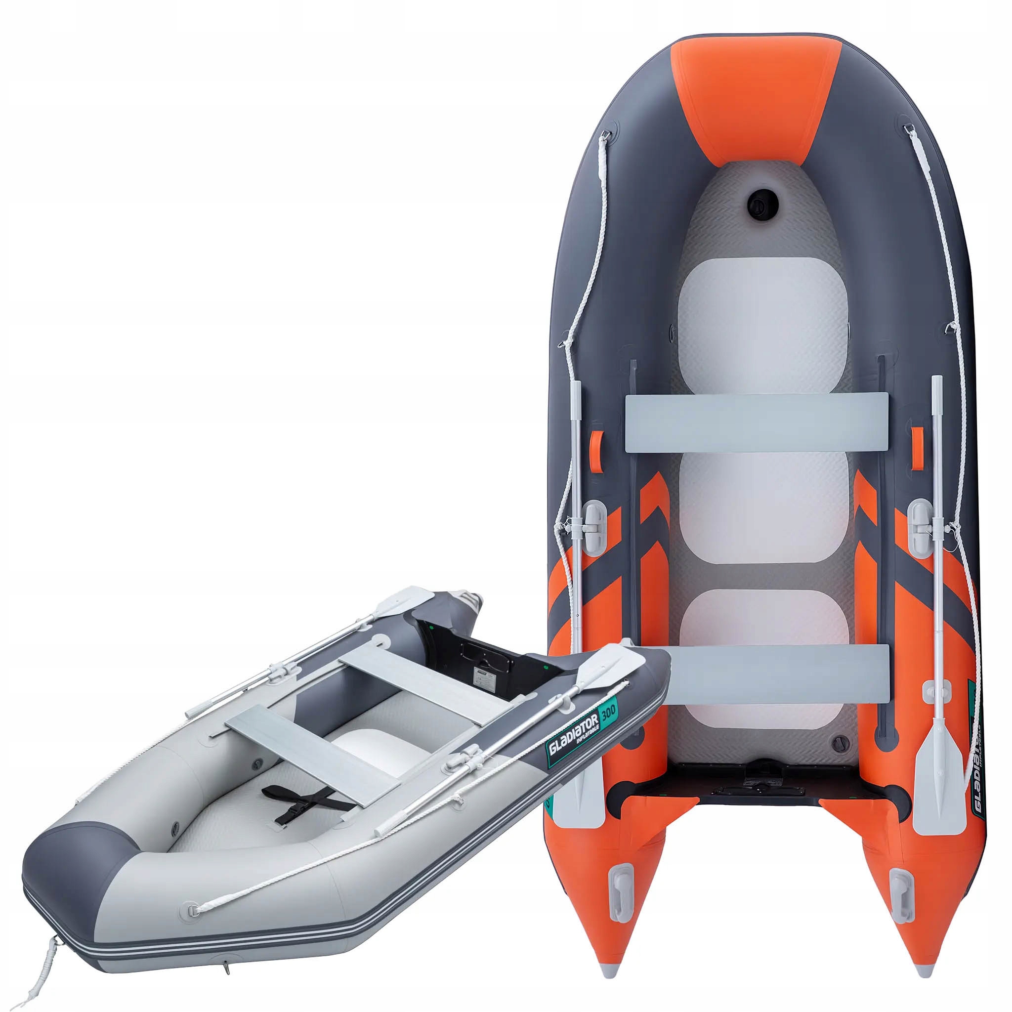 Ponton Gladiator AK300AD 300cm Sztywna Pompowana Podłoga 3os. 450kg 10KM