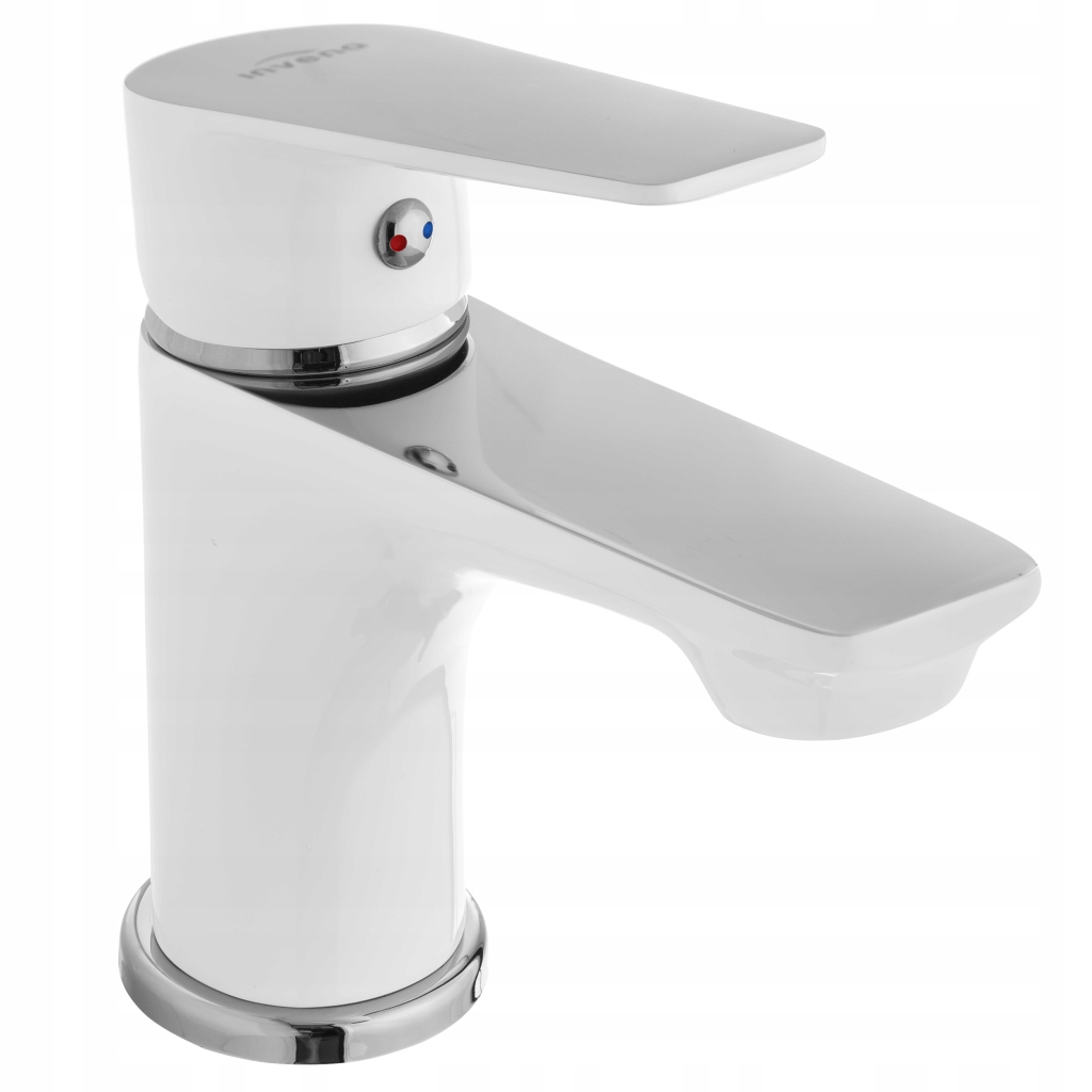 Umývadlová batéria DOKOS biela/chróm (BU-19-002-V) /SM/ Upevnenie voľne stojace