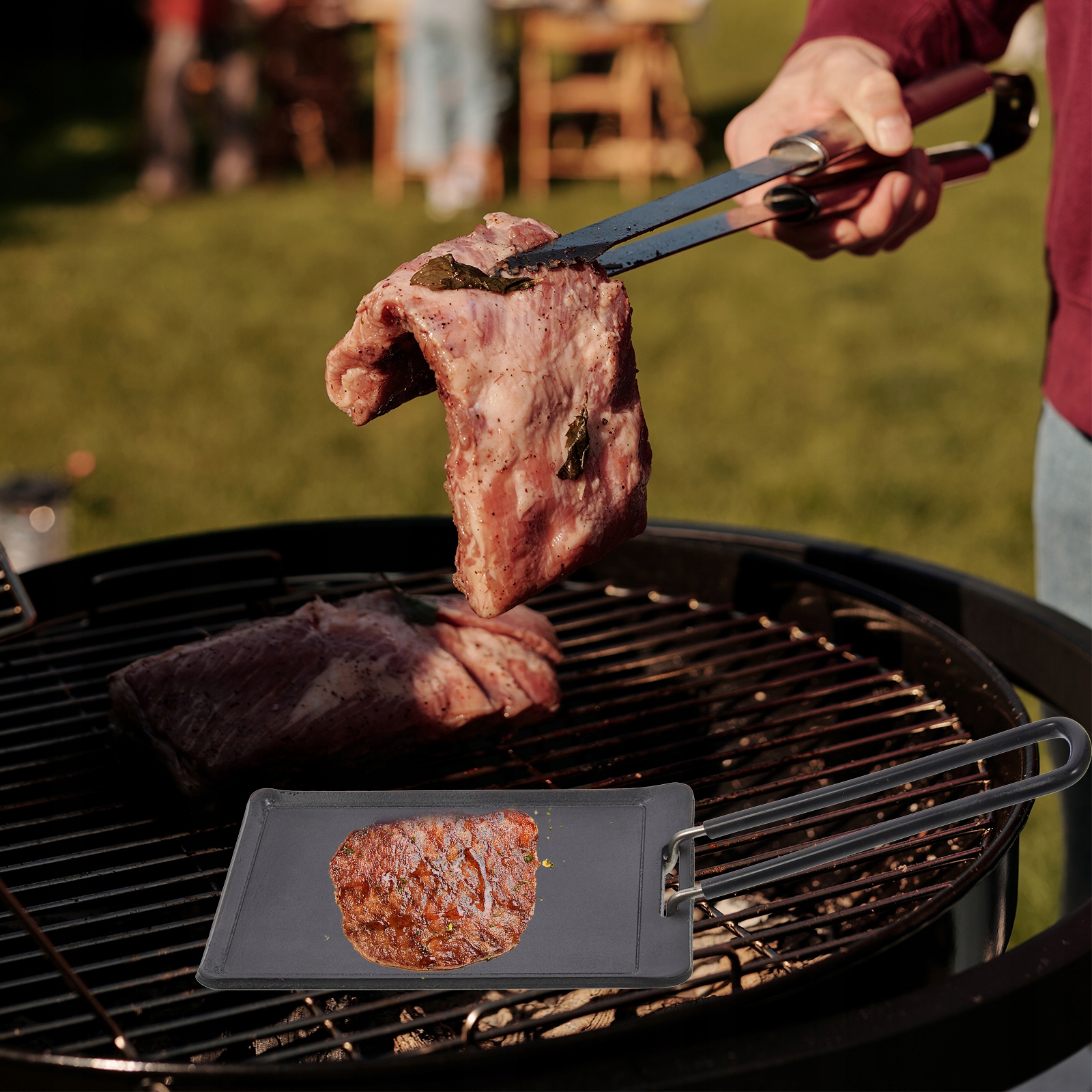 PATELNIE GRILLOWE PANELE DO ZEWNĘTRZNEGO KWADRATOWE Z NIEPRZYWIERAJĄCĄ POWIERZCHNIĄ Rodzaj inny