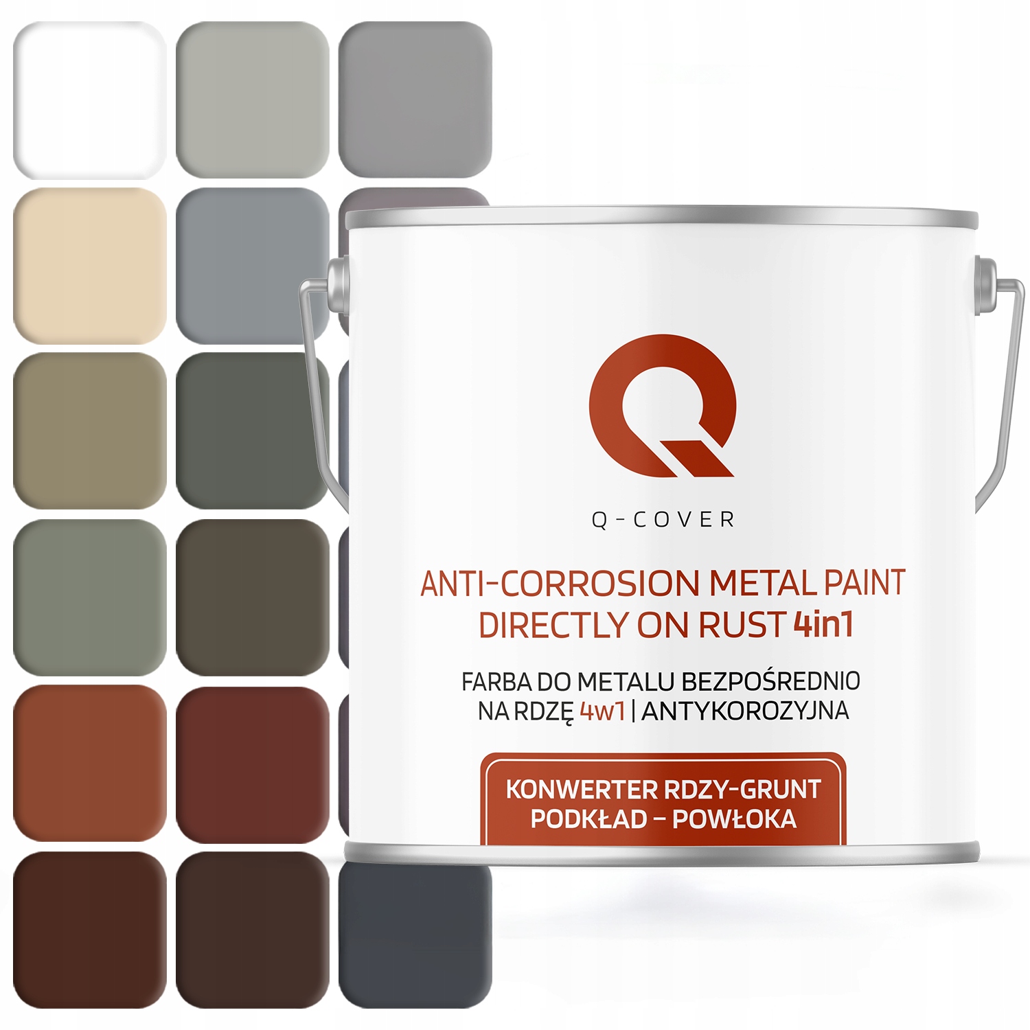 Antikorózna Farba Na Kov A Plech 5 L, Farba 20, Priamo Na Hrdzu, Trvanlivá