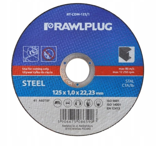 

Tarcza Do Cięcia Metalu 125X1,0X22,23MM