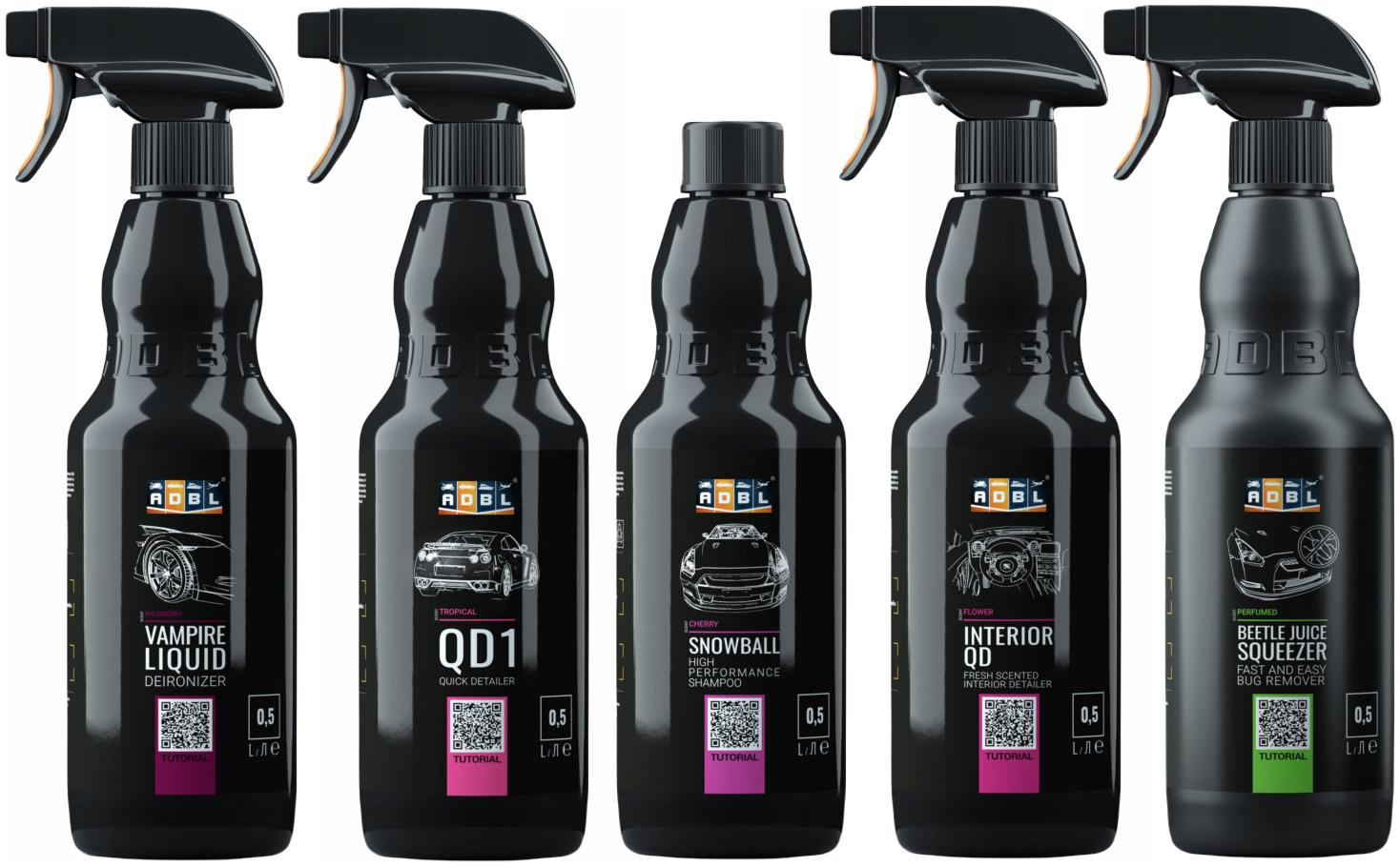 ADBL ZESTAW KOSMETYKÓW DO MYCIA I PIELĘGNACJI AUTA