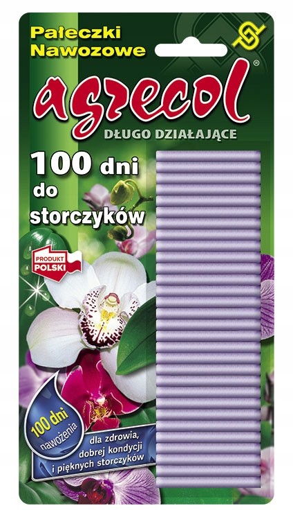 

Pałeczki nawozowe do storczyków 100 Dni 34 szt.