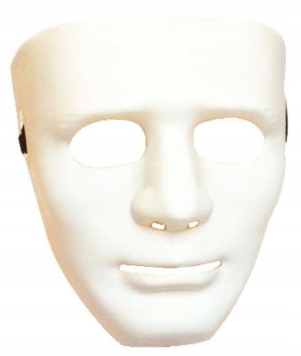 Maska MIM Karnawałowa Mima Biała Upiór w Operze