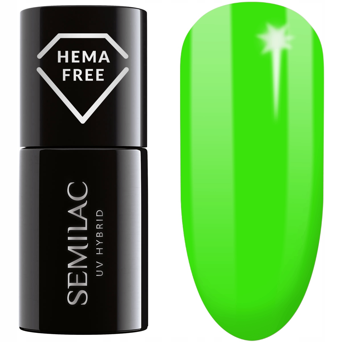 

Semilac Lakier Hybrydowy 447 Loco Lime 7ML