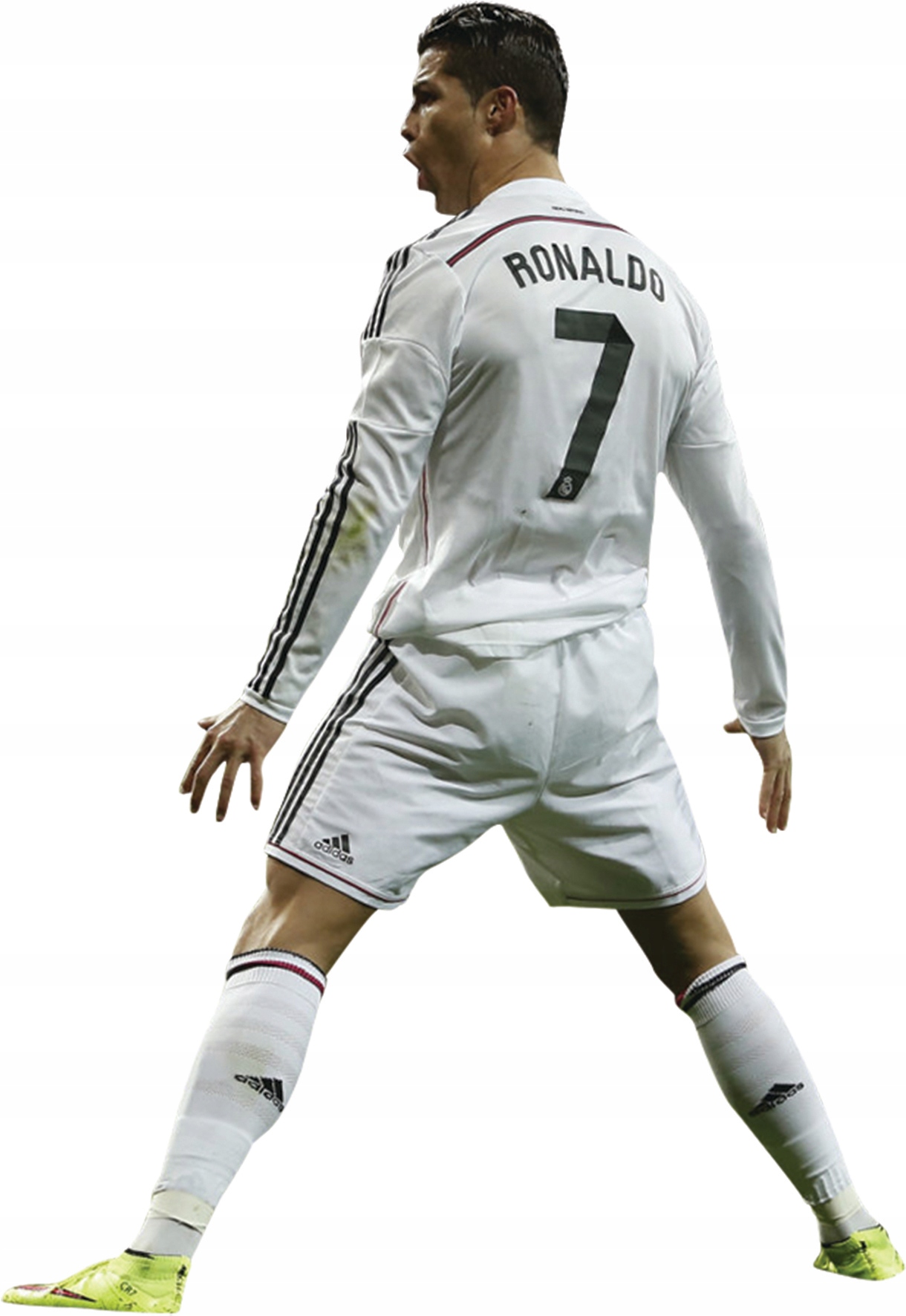 Naklejka 3D na Samochód Auto Gadżet Wodoodporna cristiano ronaldo piłkarz 1