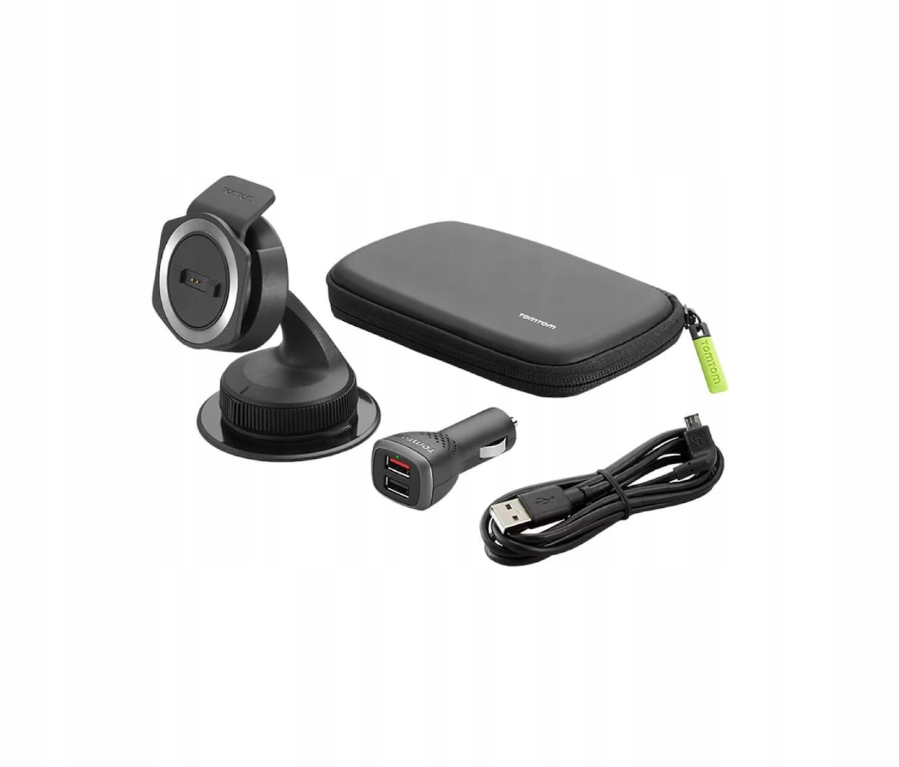 TomTom Rider Bundle Pack Držiak do auta Nabíjačka Puzdro pre Rider 550 500