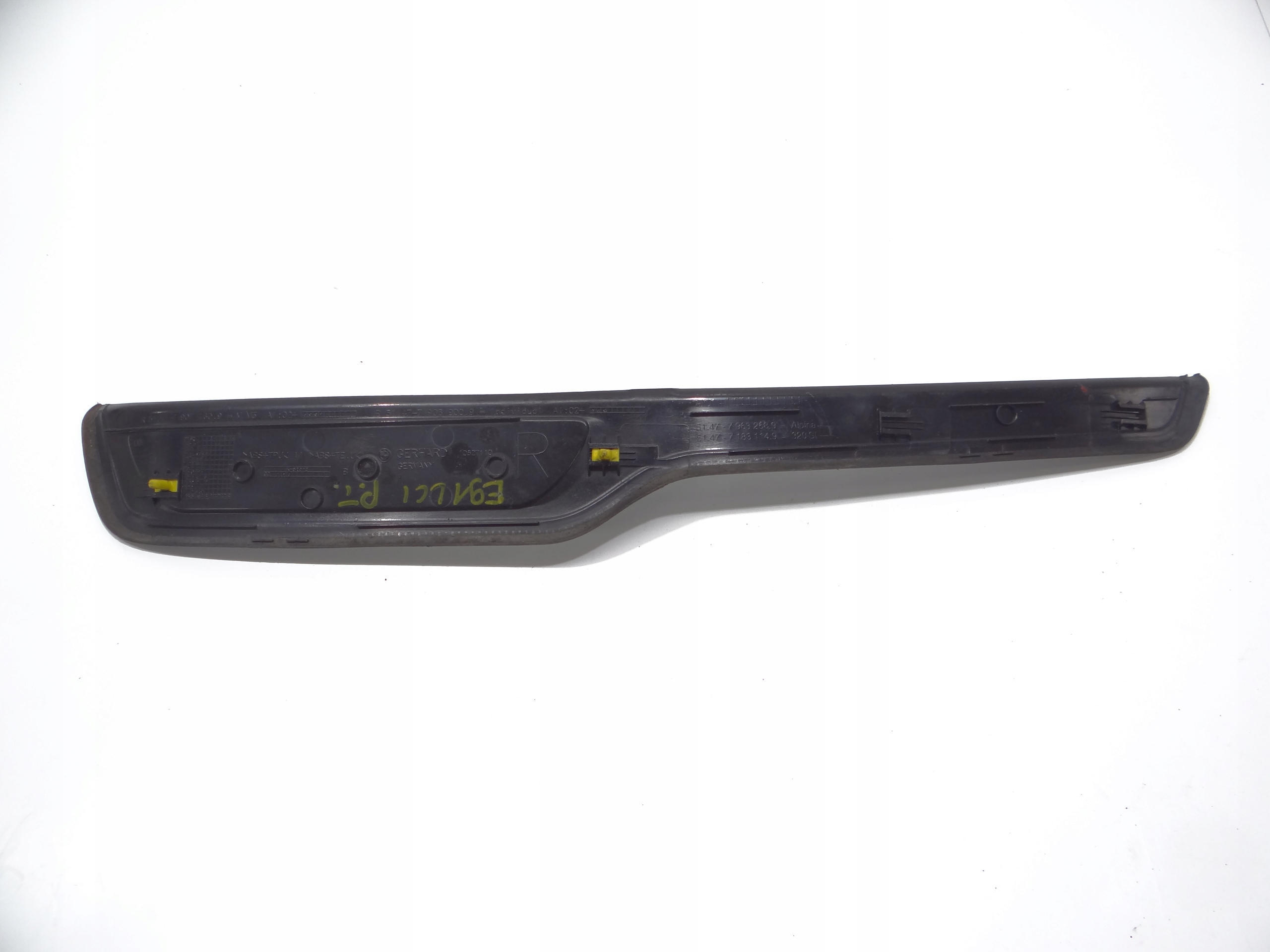 moulding cap threshold right rear part BMW E91 LCI 7963268
