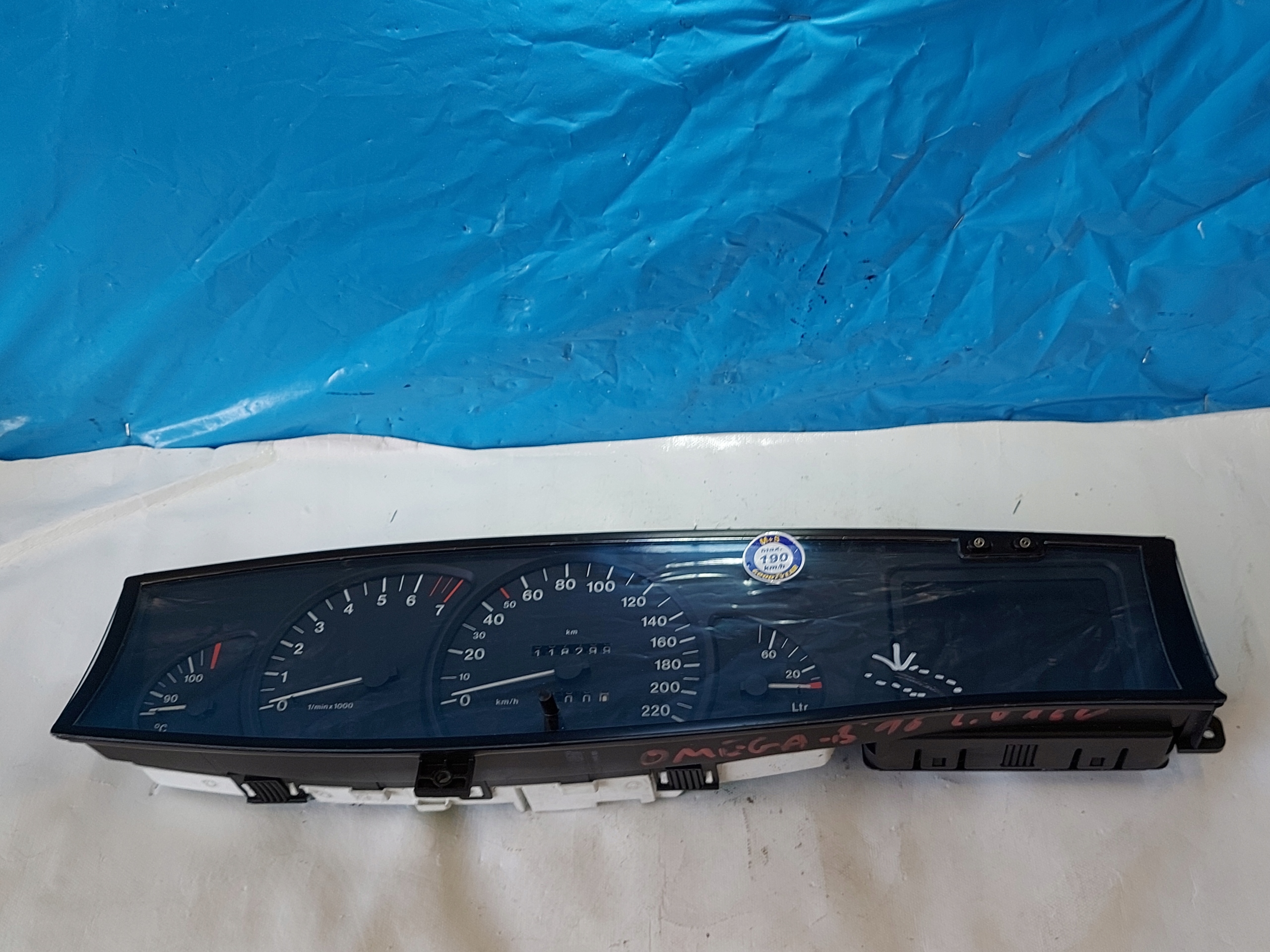 dials clock OPEL OMEGA 2.0 B 90493818