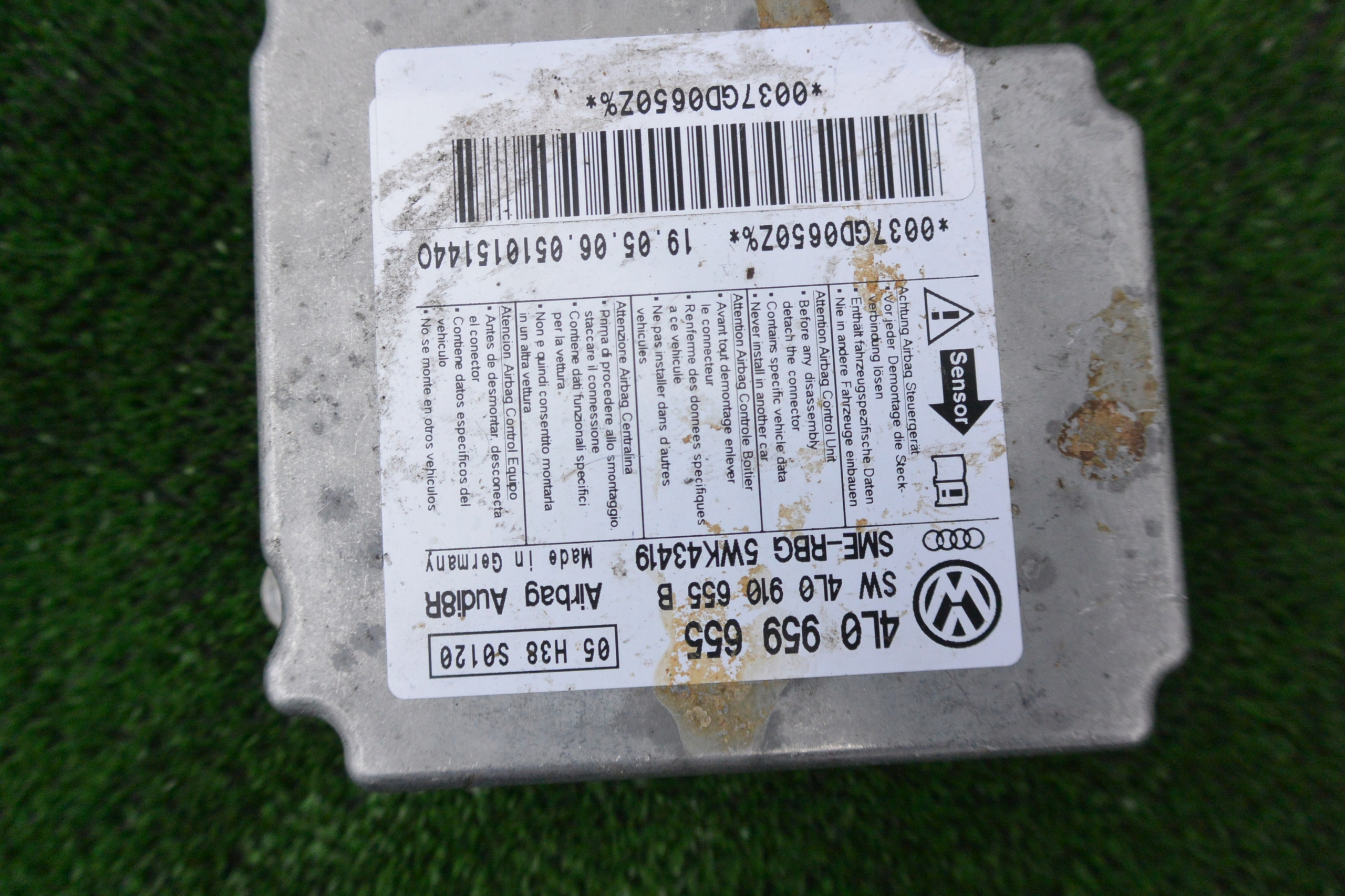 MODUL SENSOR AIRBAG AIRBAG AUDI Q7 4L