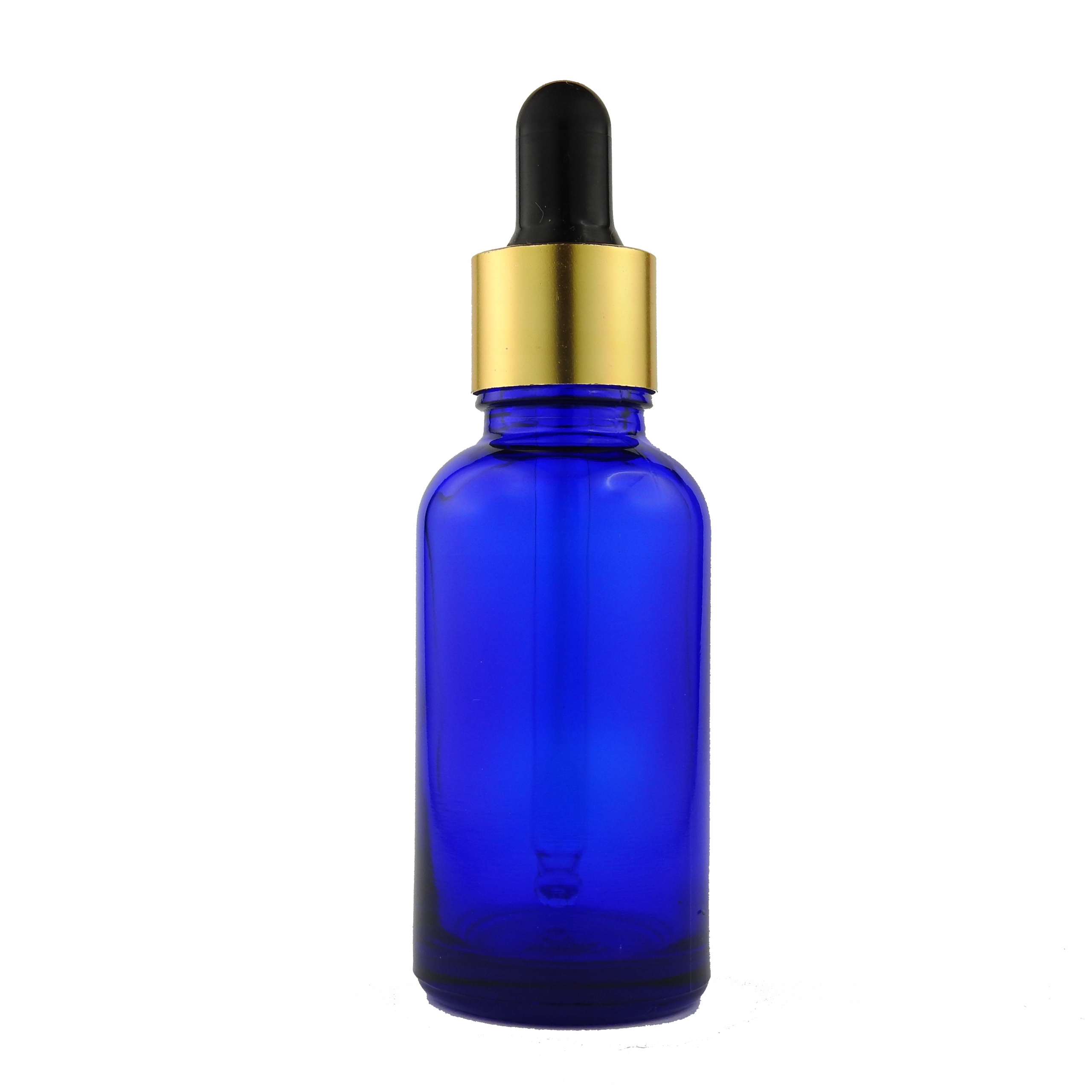 

Butelka buteleczka szklana niebieska z Pipetą 30ml