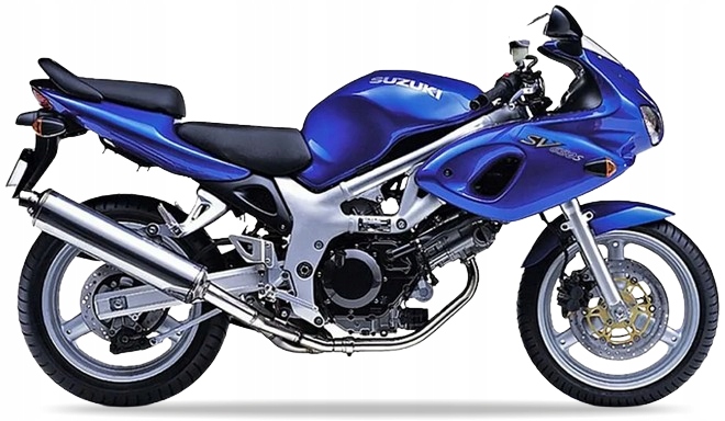Samolepky Na Motocykl Juula Pro Suzuki Sv 650 S 2002 Modré YC2