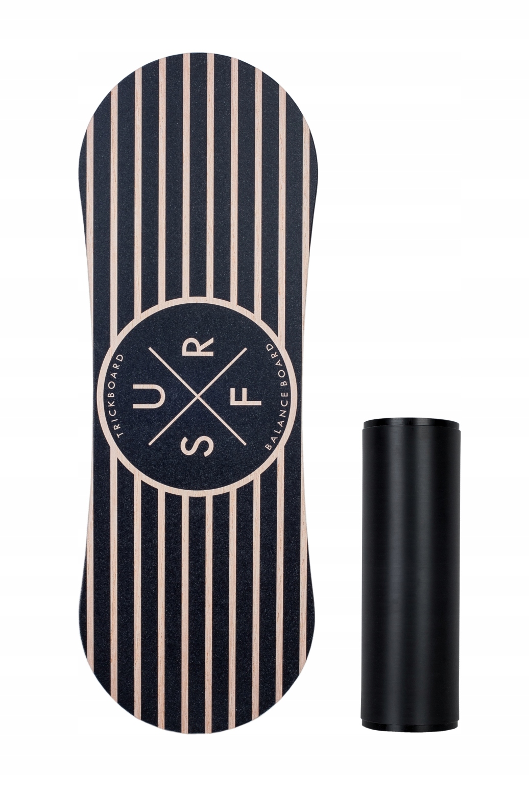 Trickboard Balance Board Large Surf z czarnym wałkiem