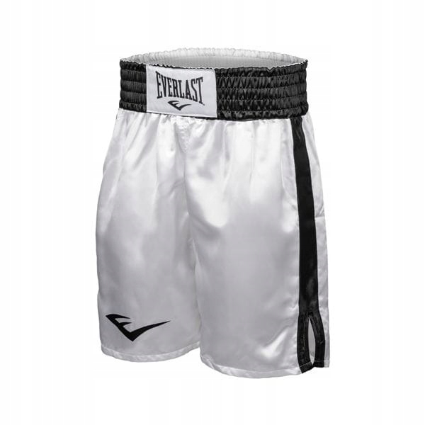 Everlast Spodenki bokserskie Boxing Trunks Pro White/black M